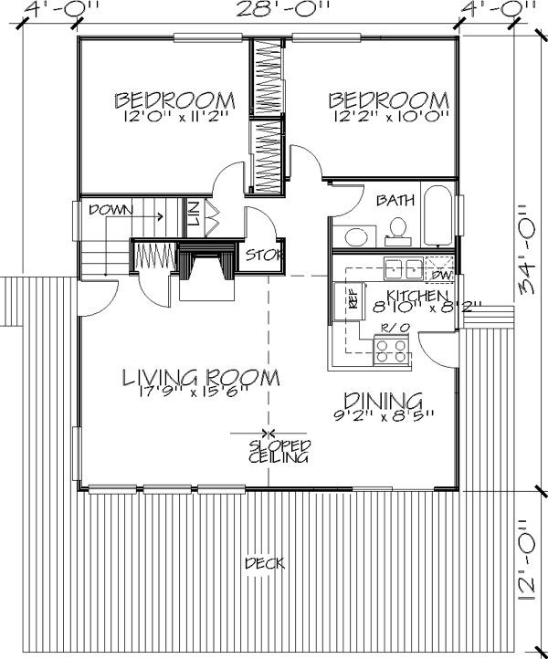 The 1240 3 Bedrooms and 1.5 Baths The